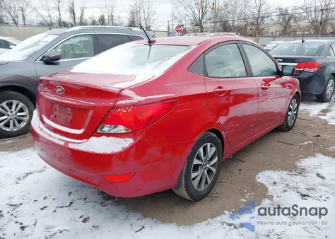 2015 Hyundai Accent Gls z USA, uszkodzony, nr VIN KMHCU4AEXFU823373